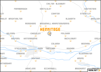 map of Hermitage