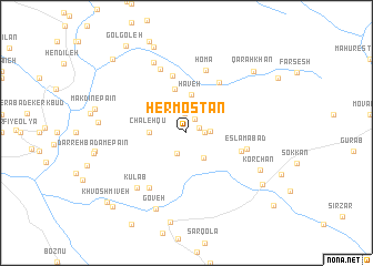 map of Hermostān
