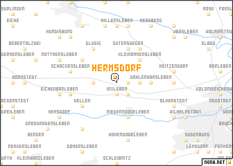 map of Hermsdorf