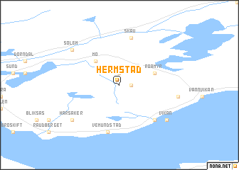 map of Hermstad