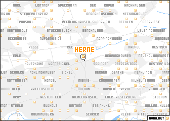 map of Herne