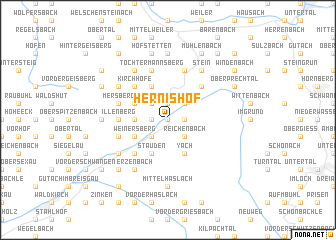 map of Hernishof