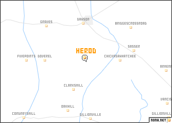 map of Herod
