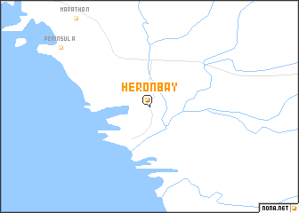 map of Heron Bay