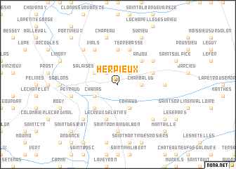 map of Herpieux