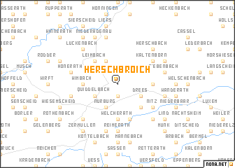 map of Herschbroich