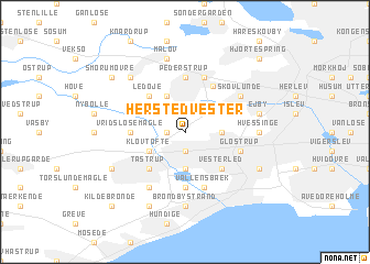 map of Herstedvester