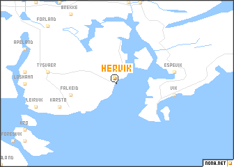 map of Hervik