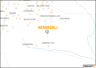 map of Ḩeşār Golī