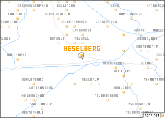 map of Heselberg