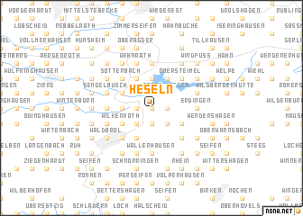 map of Heseln