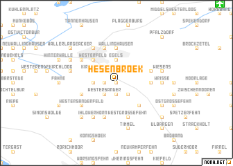 map of Hesenbroek