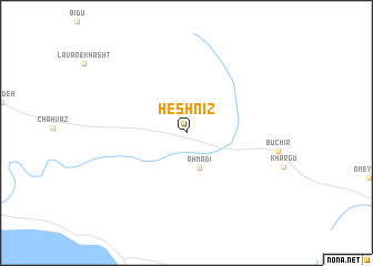 map of Heshnīz