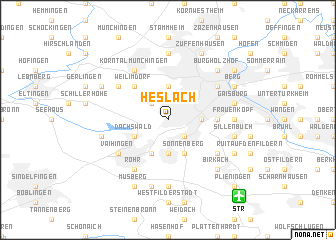 map of Heslach