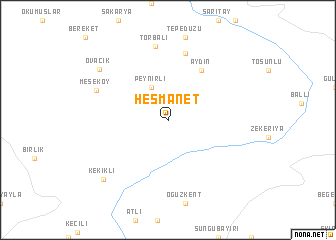 map of Hesmanet