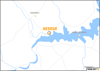 map of Hesrūr