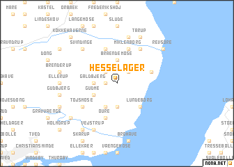 map of Hesselager