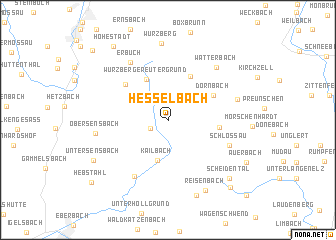 map of Hesselbach