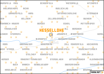 map of Hessellohe