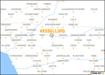 map of Hessellund