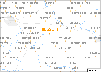 map of Hessett