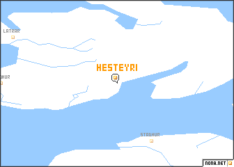 map of Hesteyri