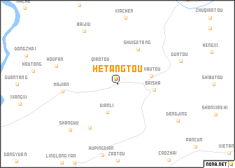 map of Hetangtou