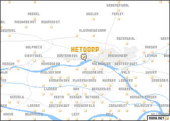 map of Het Dorp