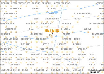 map of Het End