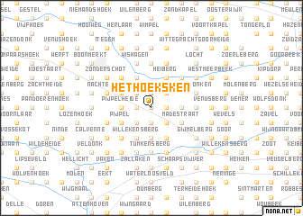 map of Het Hoeksken