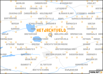 map of Het Jachtveld