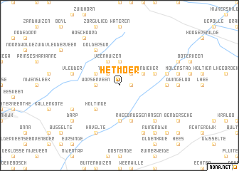 map of Het Moer