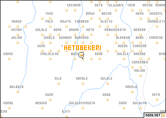 map of Hētʼo Bekerī