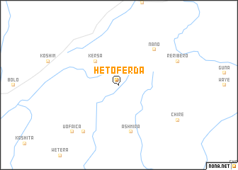 map of Hētʼo Ferda