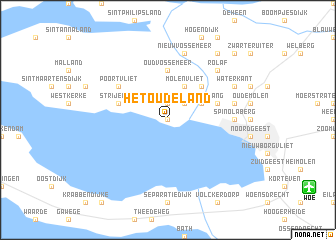 map of Het Oudeland