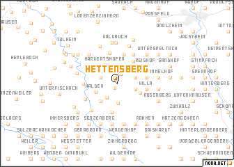 map of Hettensberg