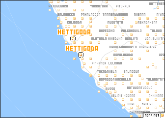 map of Hettigoda