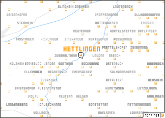 map of Hettlingen