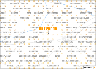 map of Het Venne