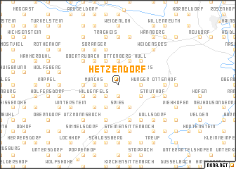 map of Hetzendorf