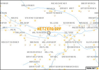 map of Hetzendorf