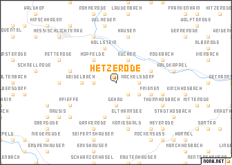 map of Hetzerode