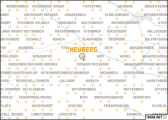 map of Heuberg