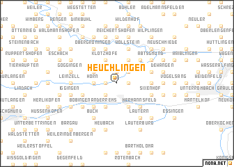 map of Heuchlingen