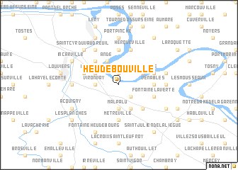 map of Heudebouville