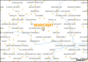 map of Heudicourt