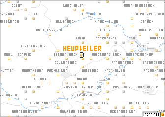 map of Heupweiler