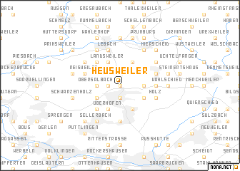 map of Heusweiler