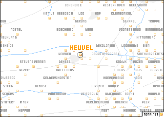 map of Heuvel