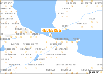 map of Heveskes